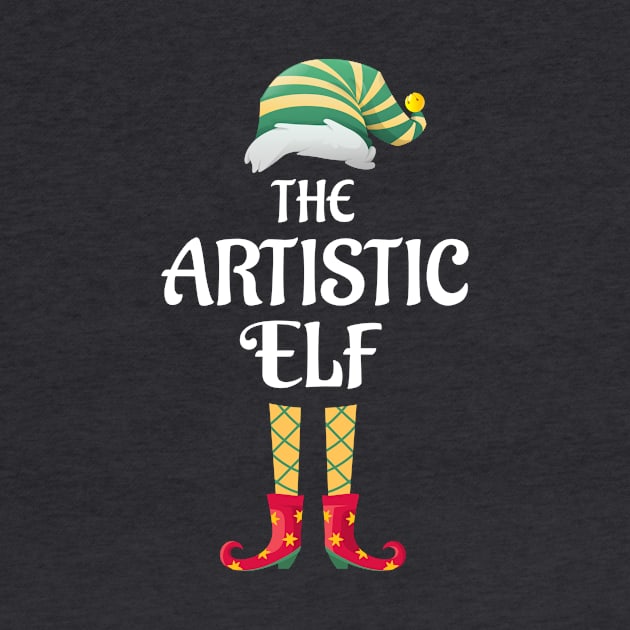 The Artistic Elf Christmas Matching Pajama Family Party Gift by BooTeeQue